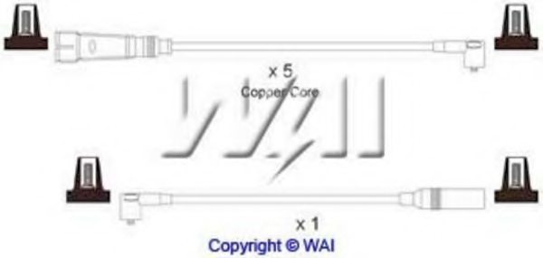 WAIglobal SL697 Ignition Cable Kit